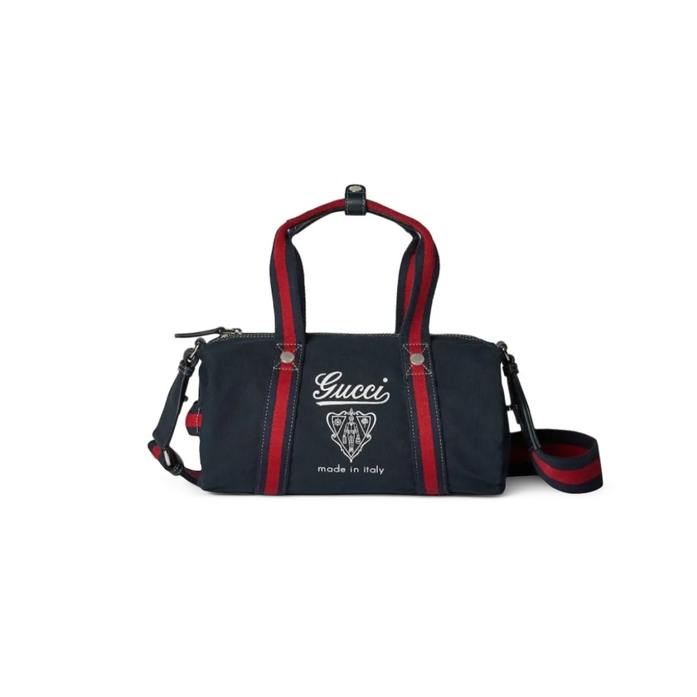 GUCCI SMALL PRINTED CANVAS DUFFLE BAG 816865 (30*16*15cm)